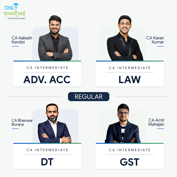 CA Inter | Group 1 | Regular | CA Aakash Kandoi, CA Karan Kumar, CA Bhanwar Borana & CA Amit Mahajan