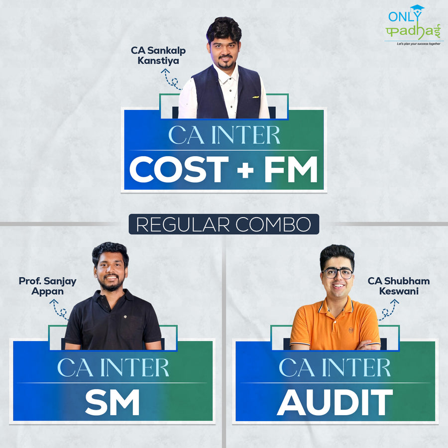 CA Inter | Group 2 | Regular | CA Shubham Keswani, CA Sankalp Kanstiya & Prof. Sanjay Appan