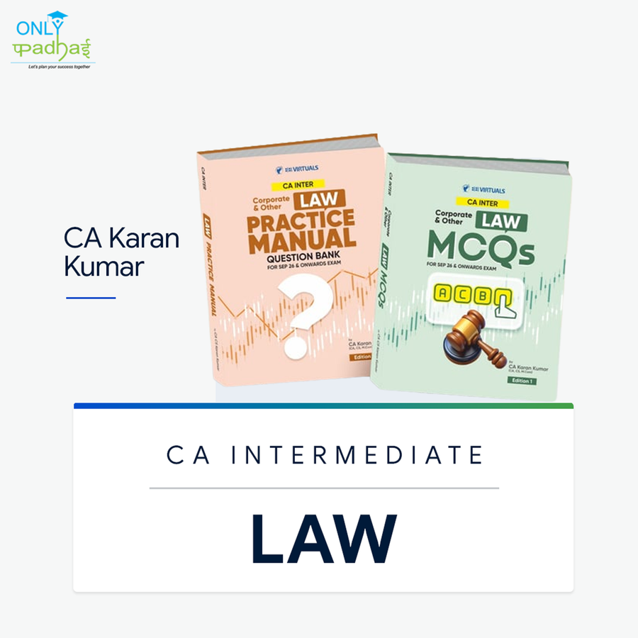 CA Inter | Law | Question Bank & Concept Book | CA Karan Kumar