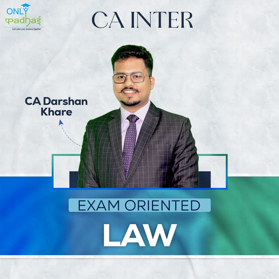 CA Inter | Law | Exam Oriented | CA Darshan Khare