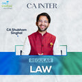 CA Inter | Law | Regular | CA Shubham Singhal
