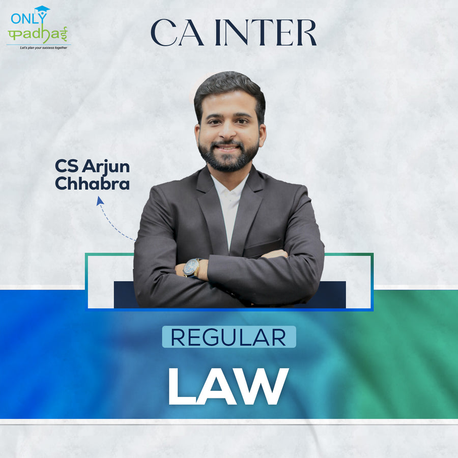 CA Inter | Law | Regular | CS Arjun Chhabra