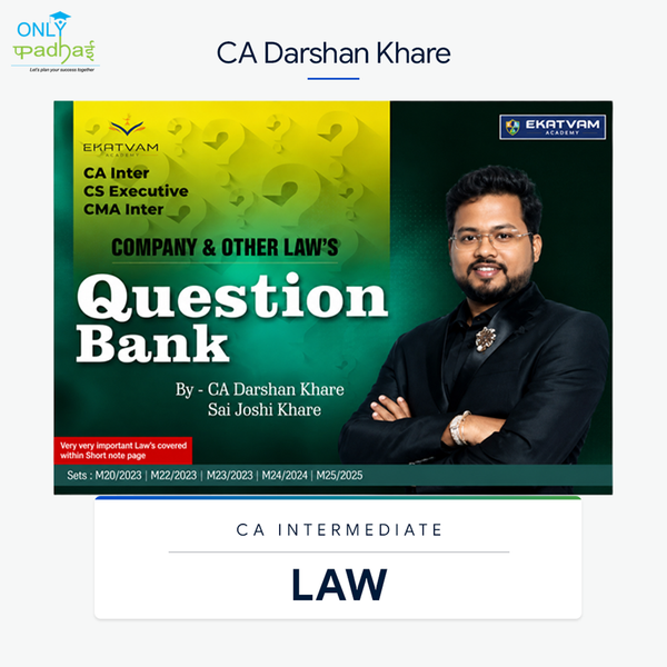 CA Inter | Law | Question Bank | CA Darshan Khare