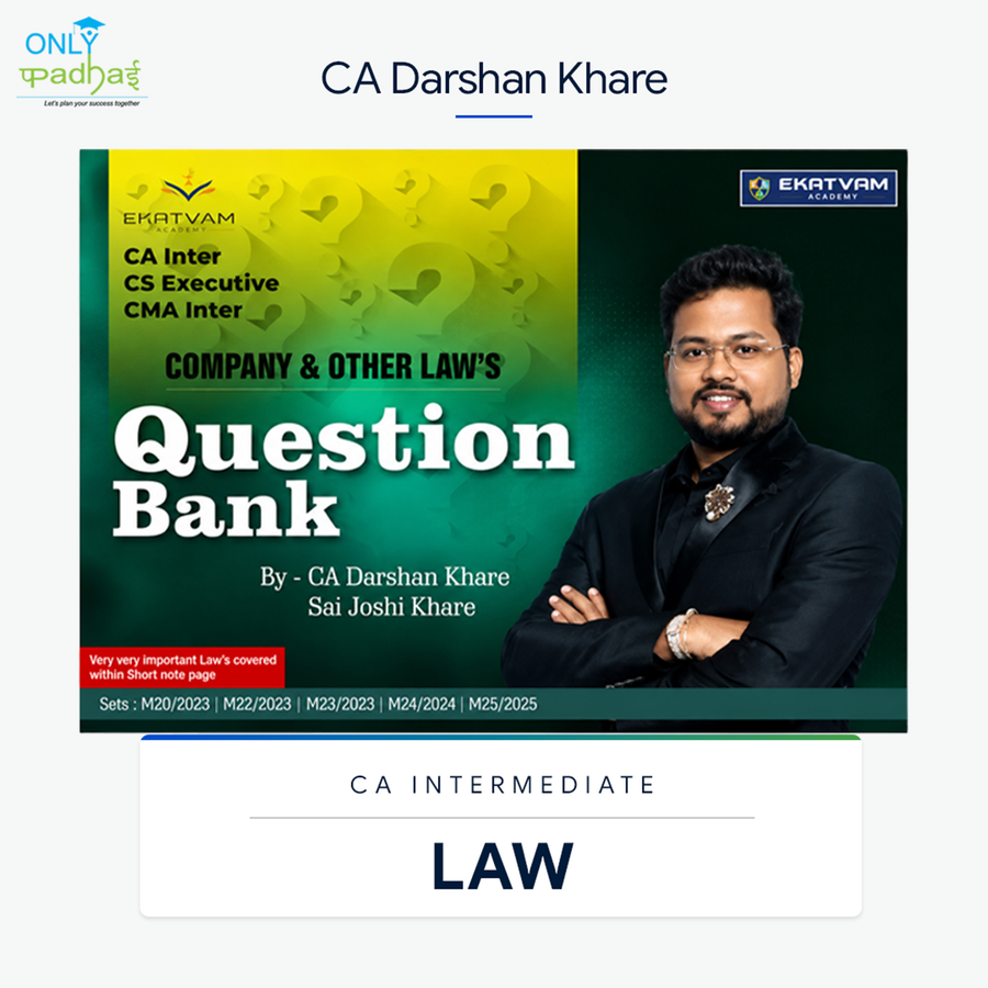 CA Inter | Law | Question Bank | CA Darshan Khare