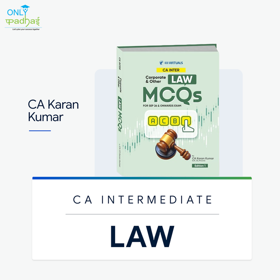 CA Inter | Law | Question Bank & Concept Book | CA Karan Kumar