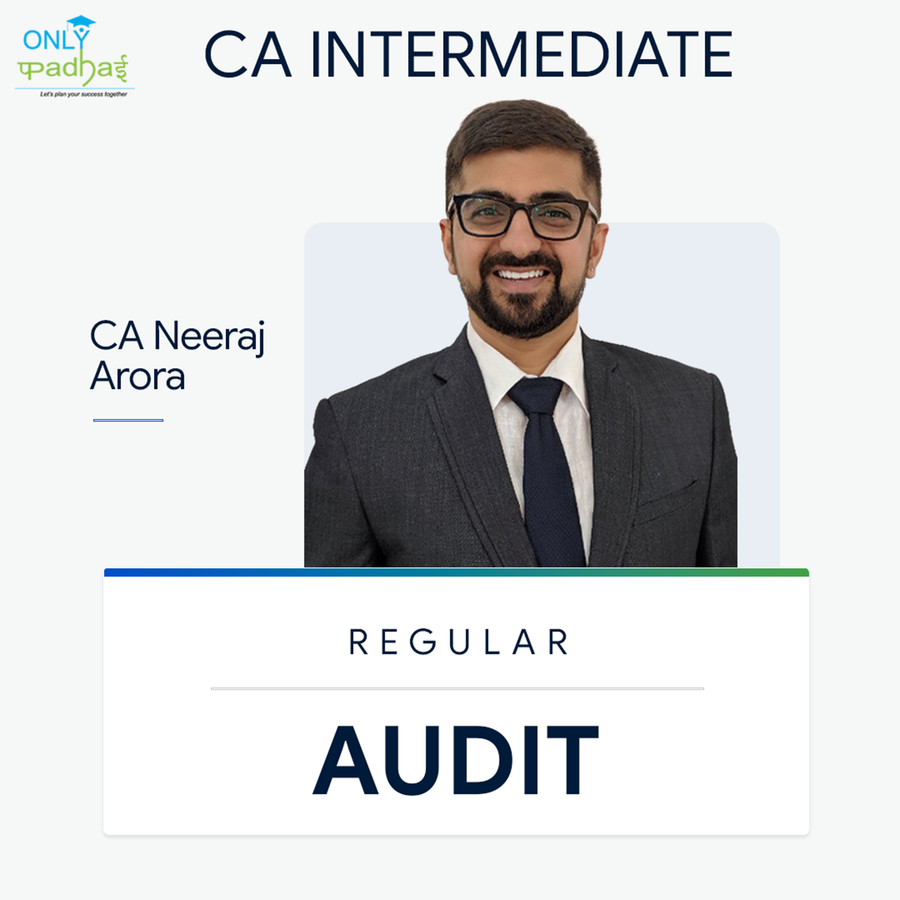 CA Inter | Audit | Regular | CA Neeraj Arora