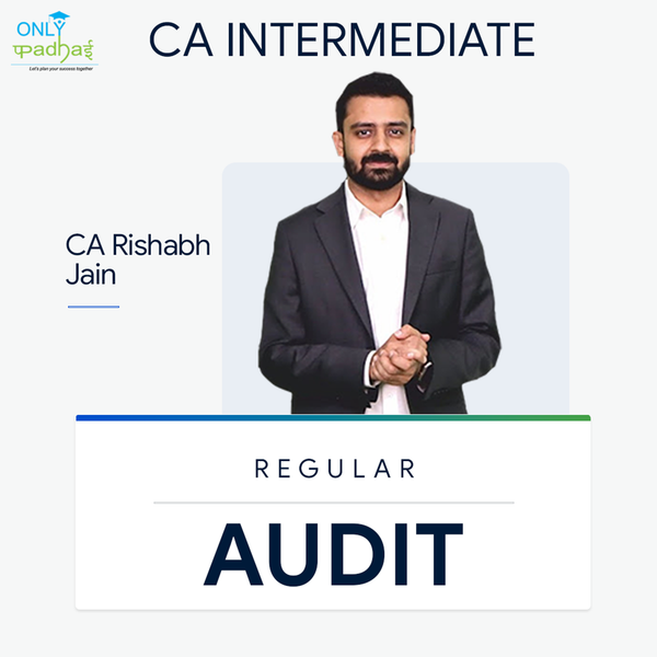 CA Inter | Audit | Regular | CA Rishabh Jain