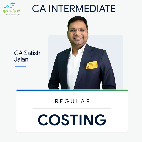 CA Inter | Costing | Regular | CA Satish Jalan