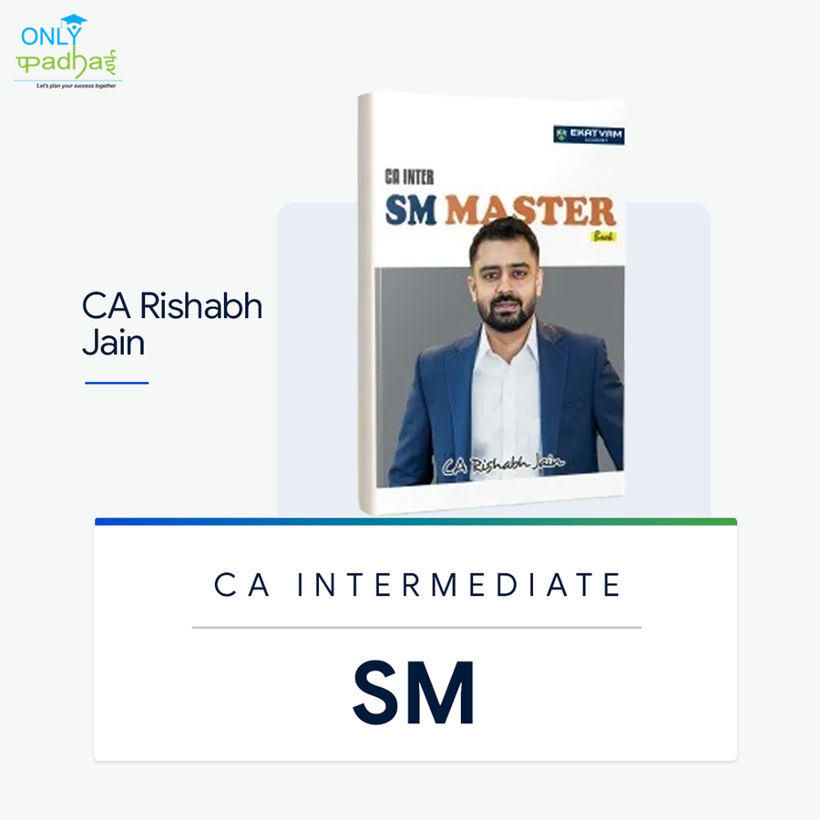 CA Inter | SM | Concept Book | CA Rishabh Jain