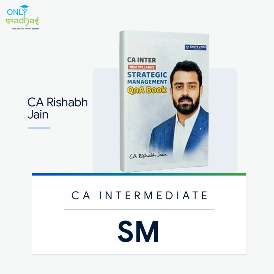 CA Inter | SM | Concept Book | CA Rishabh Jain