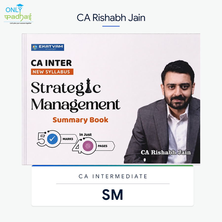CA Inter | SM | Chart Book | CA Rishabh Jain