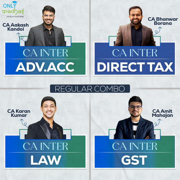 CA Inter | Group 1 | Regular | CA Aakash Kandoi, CA Karan Kumar. CA Bhanwar Borana & CA Amit Mahajan