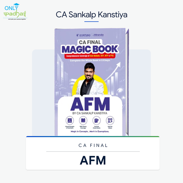 CA Final | AFM | Magic Book | CA Sankalp Kanstiya