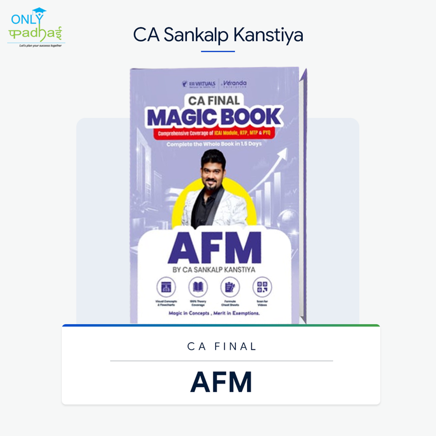 CA Final | AFM | Magic Book | CA Sankalp Kanstiya