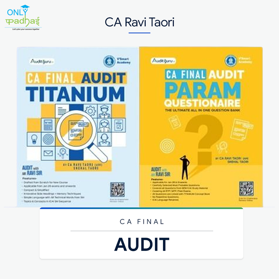 CA Final | Adv. Auditing | Full Set & Chart Book | CA Ravi Taori