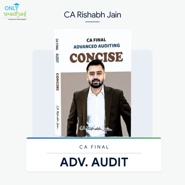 CA Final | Adv. Auditing | Concise Book | CA Rishabh Jain