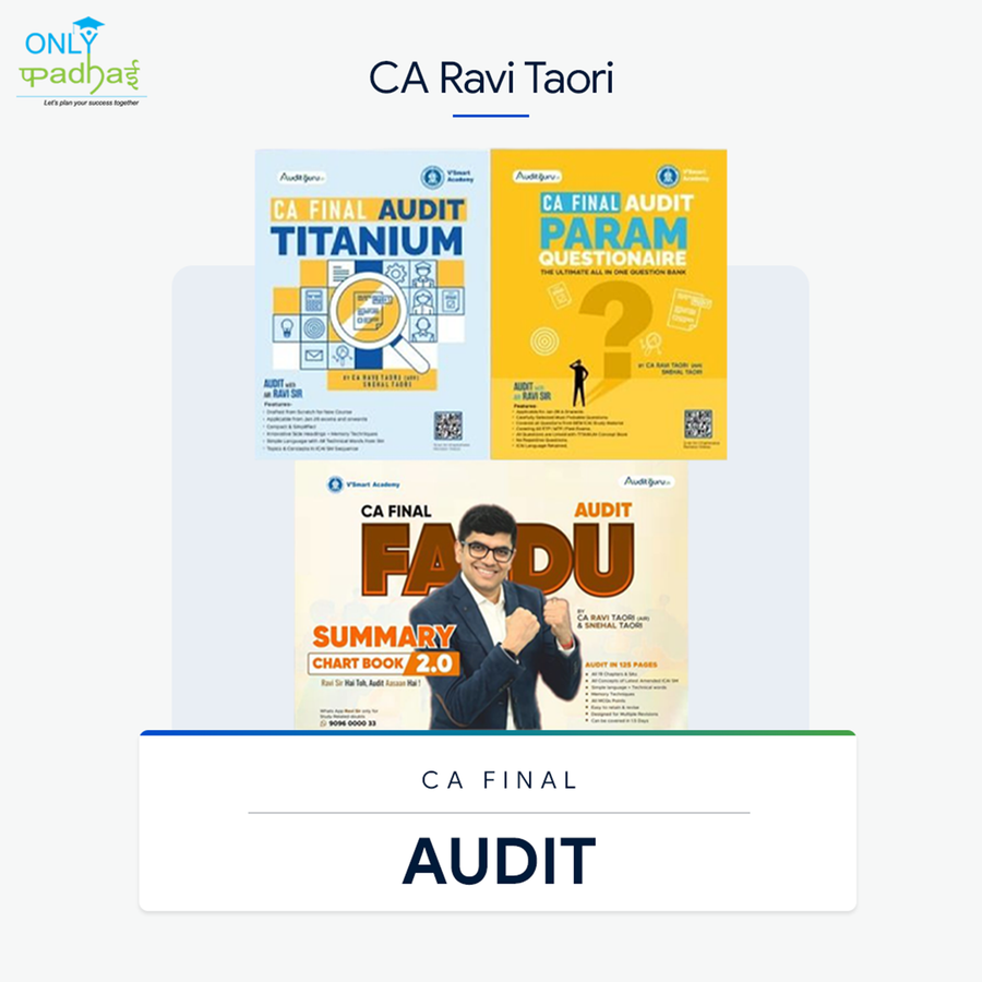 CA Final | Adv. Auditing | Full Set & Chart Book | CA Ravi Taori