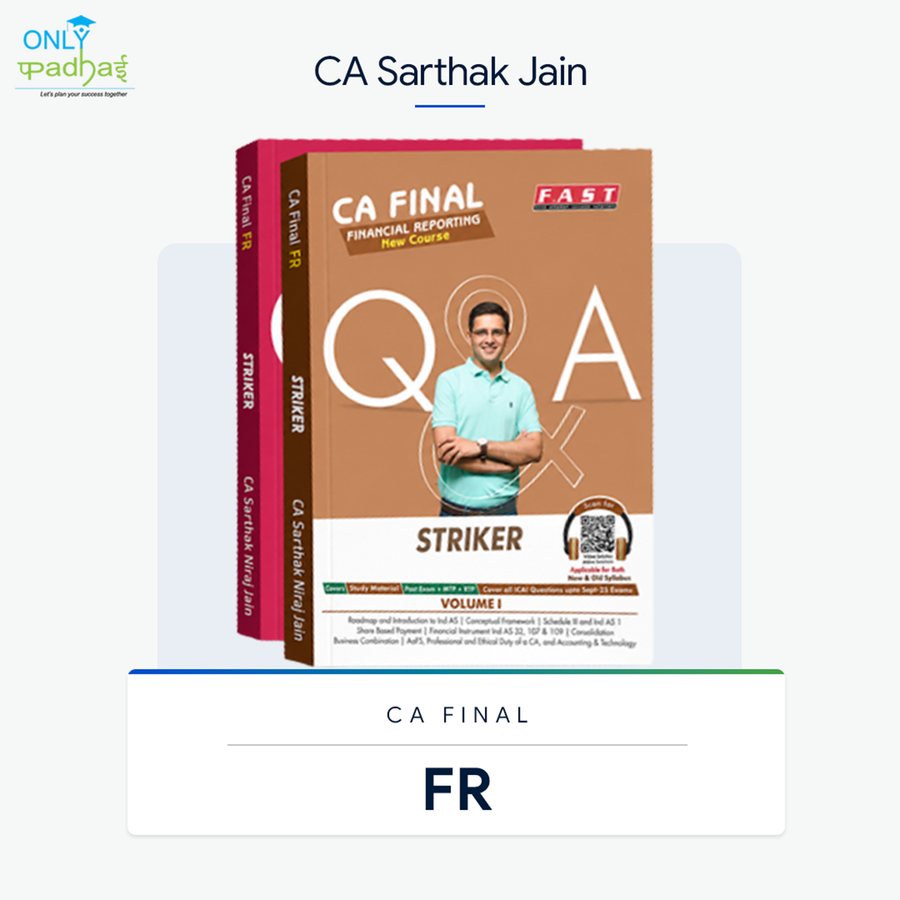 CA Final | FR | Solver Question Bank | CA Sarthak Jain