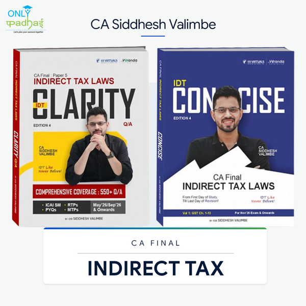 CA Final | IDT | Full Set | CA Siddhesh Valimbe