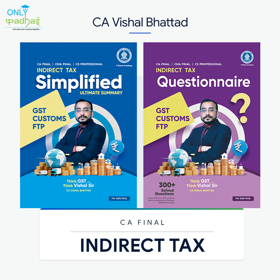CA Final | IDT | Summary & Questionnaire Book | CA Vishal Bhattad