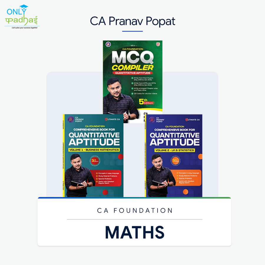 CA Foundation | Quantitative Aptitude | MCQ Compiler | CA Pranav Popat