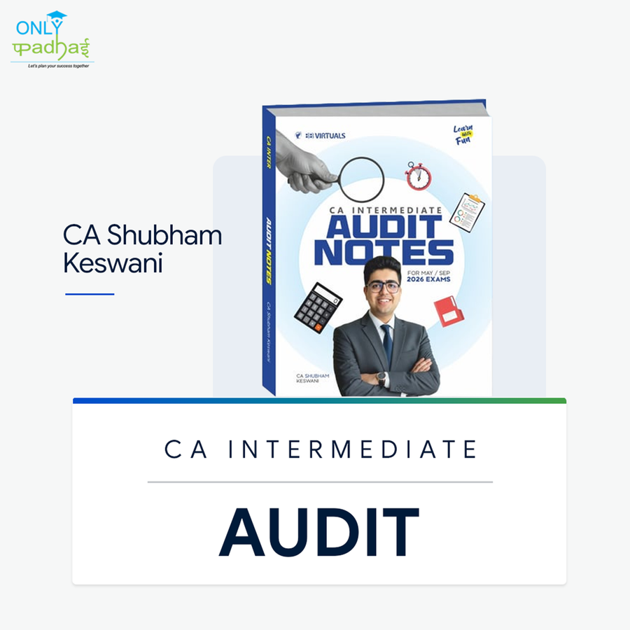 CA Inter | Audit | Notes, Question Bank & MCQ | CA Shubham Keswani