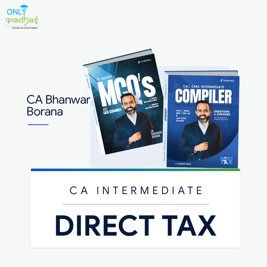 CA/CMA Inter | Direct Tax | Compact, Compiler & MCQ | CA Bhanwar Borana