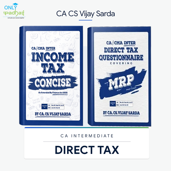 CA Inter | DT | Concise & Question Bank | CA Vijay Sarda