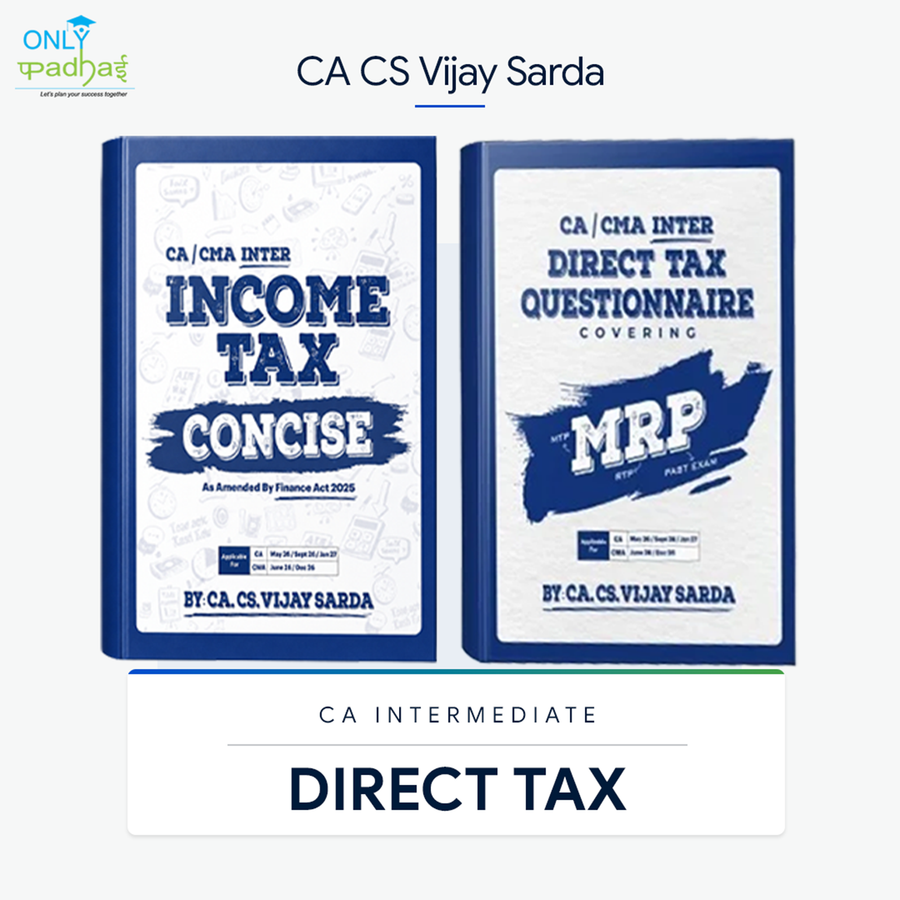 CA Inter | DT | Concise Book | CA Vijay Sarda