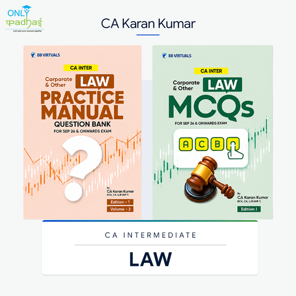 CA Inter | Law | Question Bank & MCQ | CA Karan Kumar