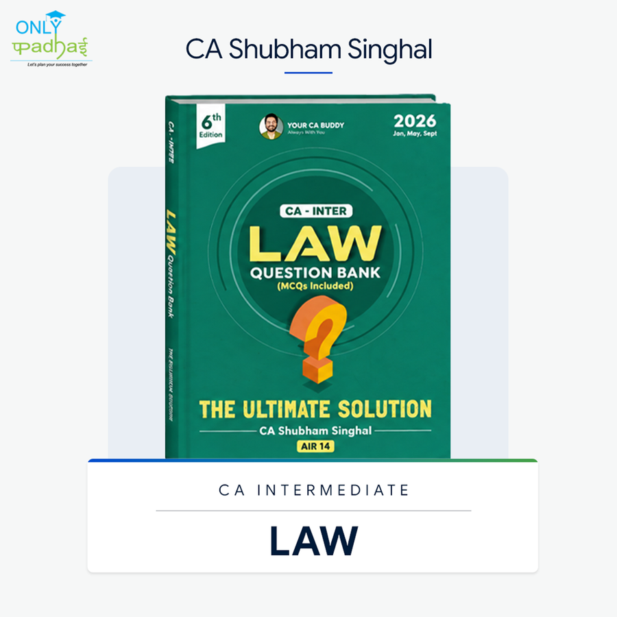 CA Inter | Law | Question Bank | CA Shubham Singhal
