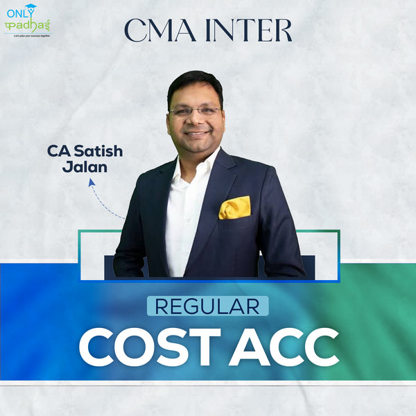 CMA Inter | Cost Accounting | Regular | CA Satish Jalan