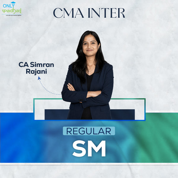 CMA Inter | Strategic Management | Regular | CA Simran Rajani