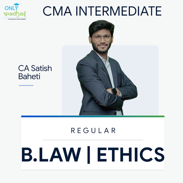 CMA Inter | BLE | Regular | CA Satish Baheti