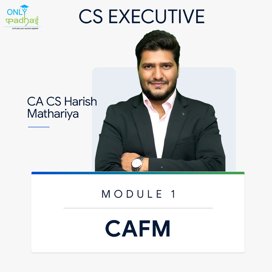 CS Executive | CAFM | CA CS Harish Mathariya