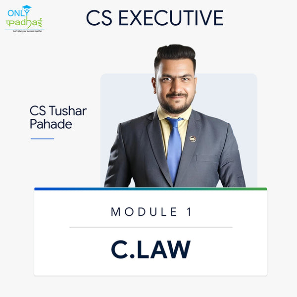 CS Executive | C.LAW | CS Tushar Pahade