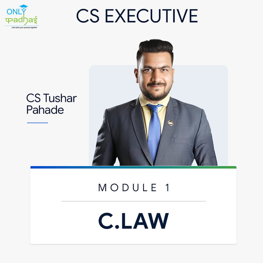 CS Executive | C.LAW | CS Tushar Pahade