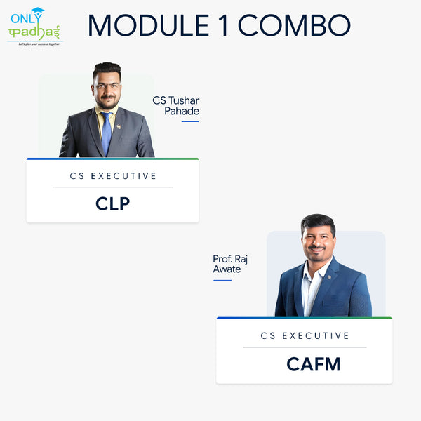 CS Executive | CLP & CAFM | CS Tushar Pahade Prof. Raj Awate