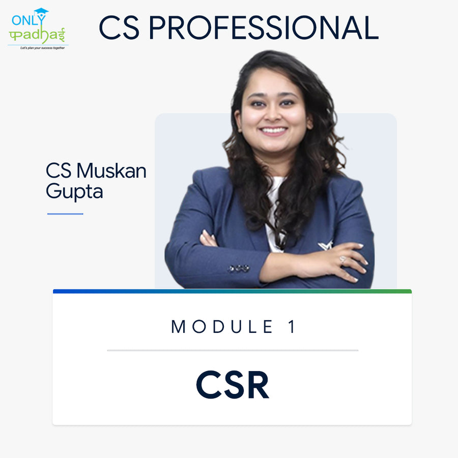 CS Professional | CSR & Social Governance | CS Muskan Gupta