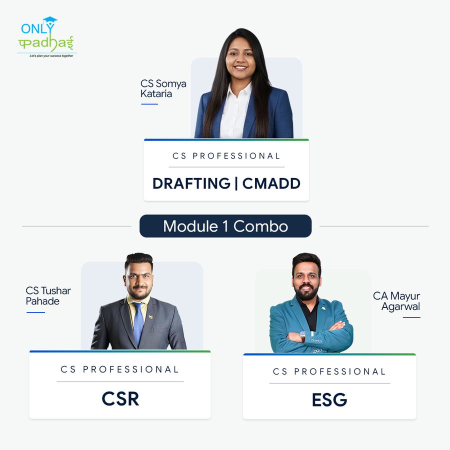 CS Professional | Module 1 | CS Somya Kataria CA Mayur Agarwal CS Tushar Pahade
