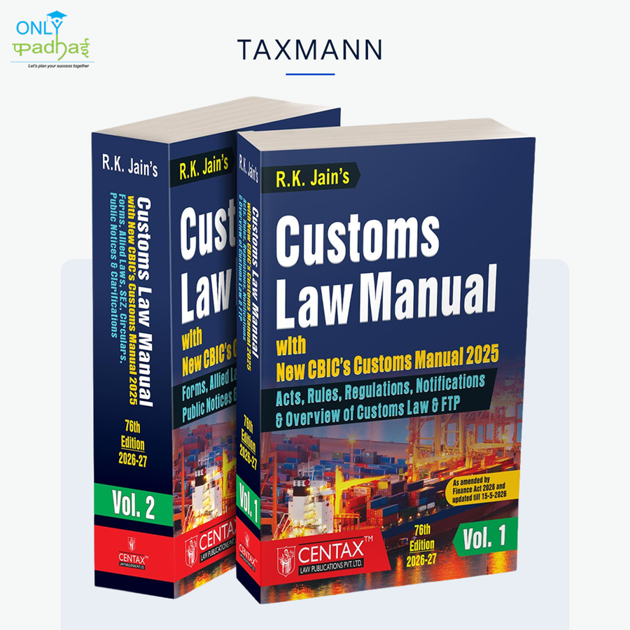 R.K. Jain's Customs Law Manual | 2026-27