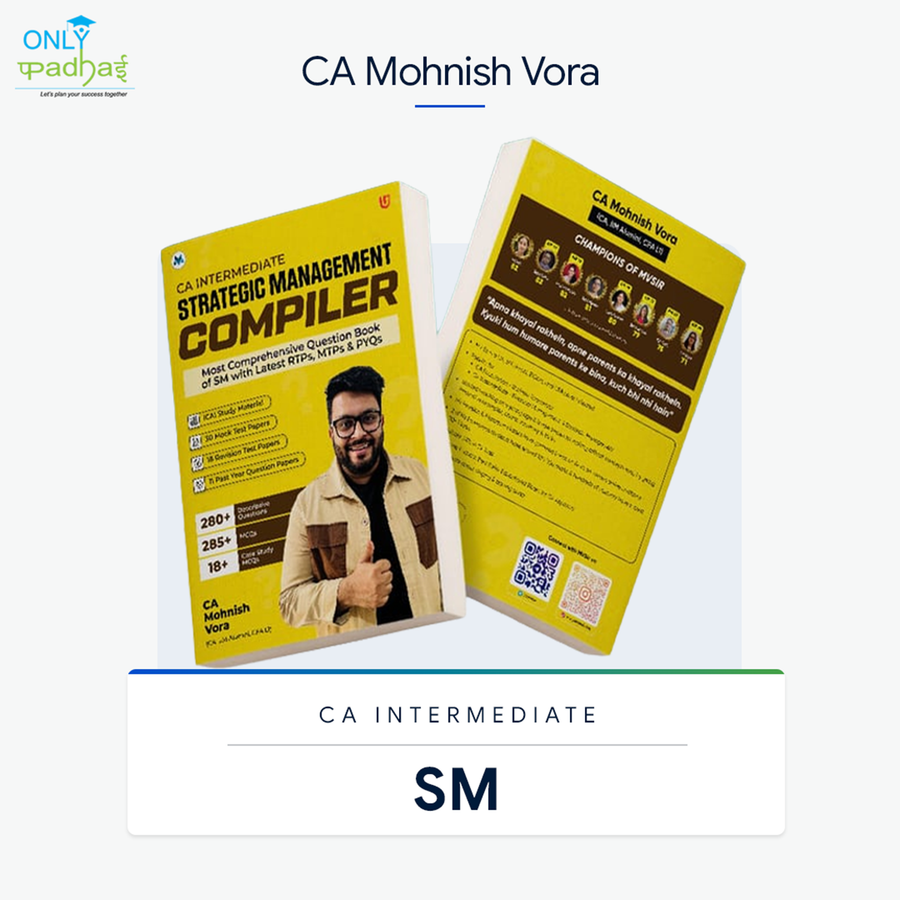 CA Inter | SM | Super Book | CA Mohnish Vora