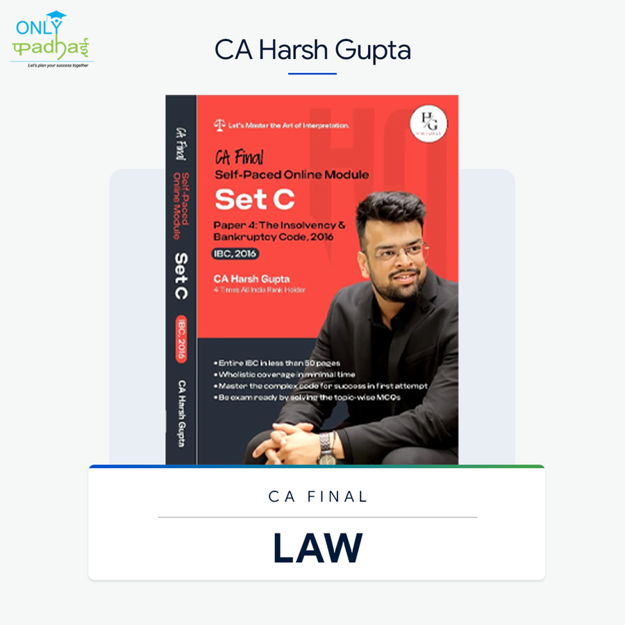 CA Final | Law | Compact SPOM Set A & IBS | CA Harsh Gupta